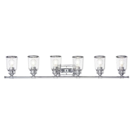 Livex Lighting Lawrenceville 6 Light Polished Chrome Ba 10516-05